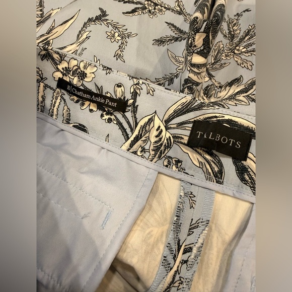 EUC Talbots Chatham Ankle Pants – Etched Toile – Size 10 - Picture 6 of 10